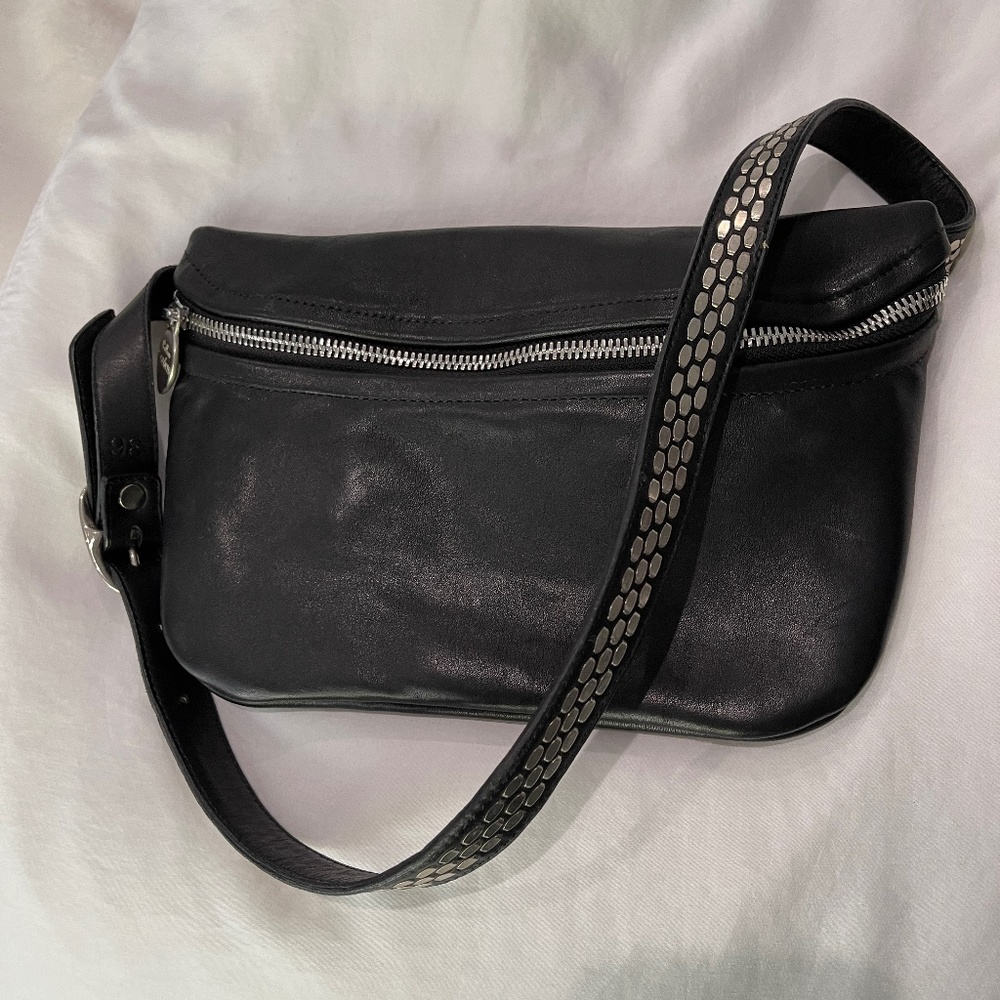 Calleen Cordero Black Stud Fanny Pack